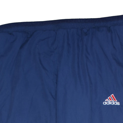 Adidas Men's Blue Track Pants L Lightweight Sports Trousers