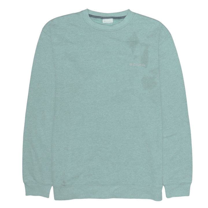 Columbia Men's Green Crew Neck Logo Sweatshirt Size L
