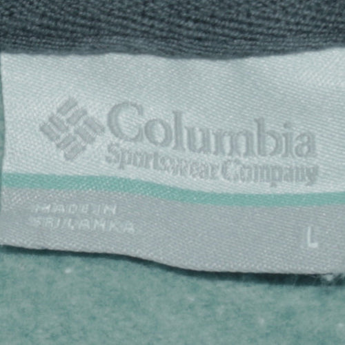 Columbia Men's Green Crew Neck Logo Sweatshirt Size L