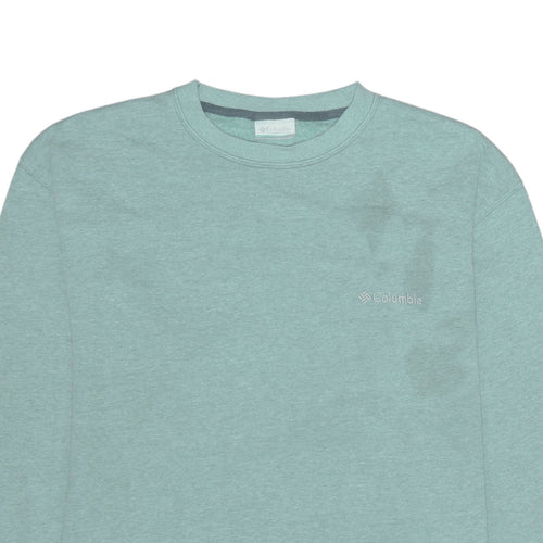 Columbia Men's Green Crew Neck Logo Sweatshirt Size L