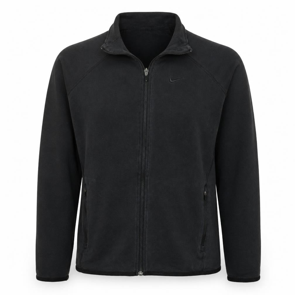 Nike Dri-FIT Black Full Zip Sweatshirt Womens L Sports Jacket
