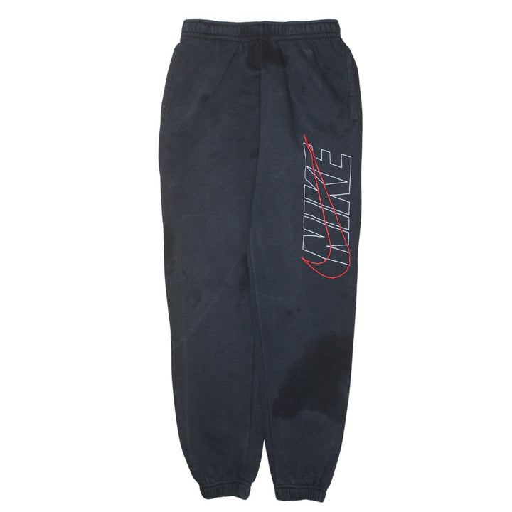Nike Men's Black Jogger Sweatpants Small Fleece Tapered Fit