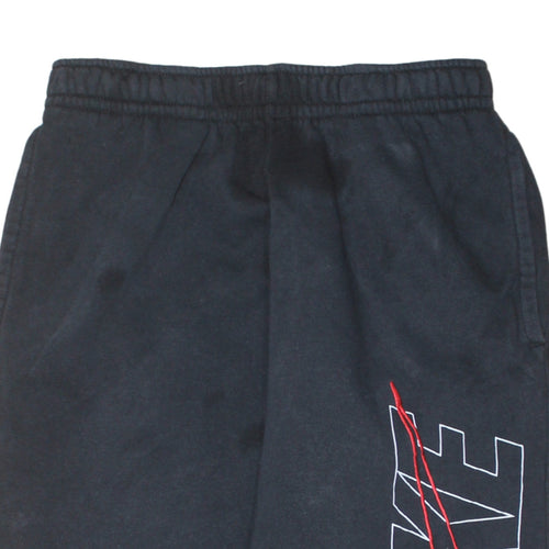 Nike Men's Black Jogger Sweatpants Small Fleece Tapered Fit