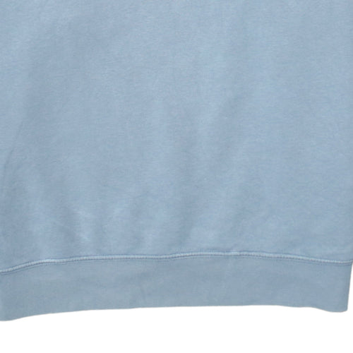 Nike Mens Grey Small Crew Neck Pullover Sweatshirt with Gold Logo