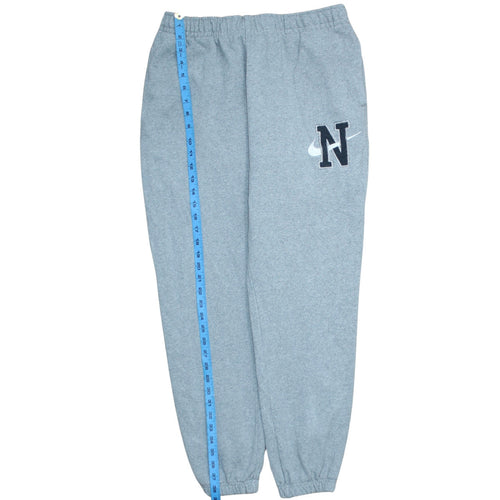 Nike Women’s Grey Cotton Sweatpants L Relaxed Fit Elastic Waist Joggers