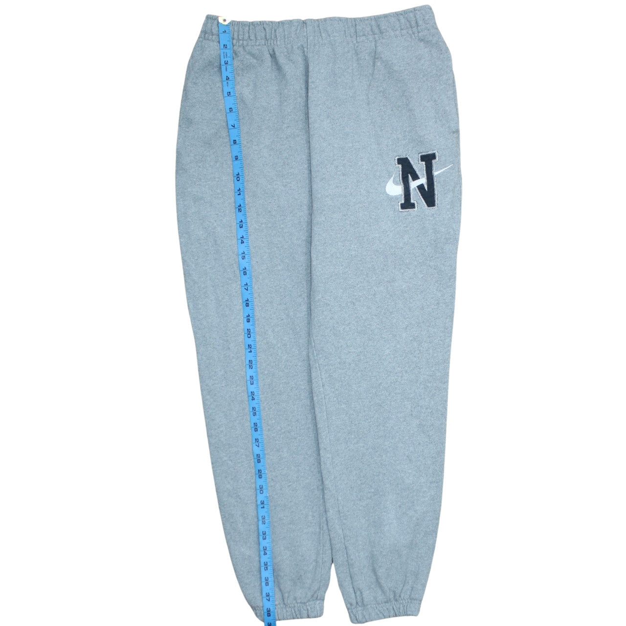 Nike Women’s Grey Cotton Sweatpants L Relaxed Fit Elastic Waist Joggers