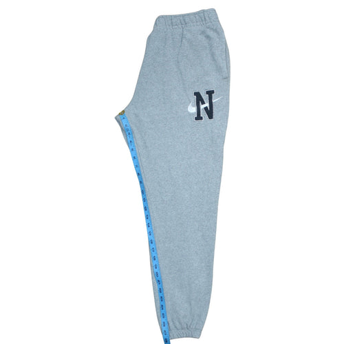 Nike Women’s Grey Cotton Sweatpants L Relaxed Fit Elastic Waist Joggers