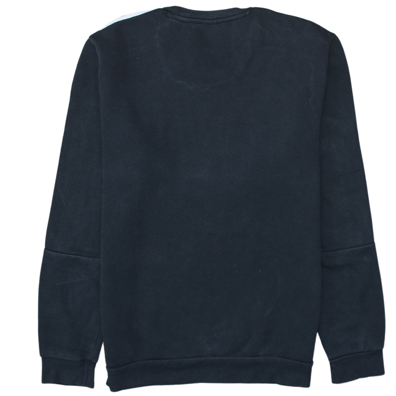 Adidas Men's Black Crew Neck Logo Sweatshirt Size L Pullover