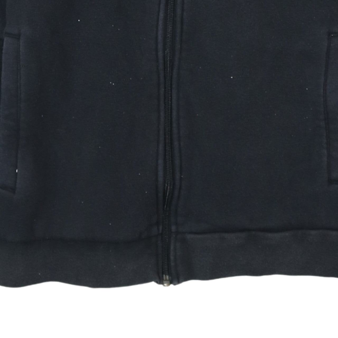 Adidas Boys Black Full Zip Hoodie 10-11 Years Hooded Sweatshirt