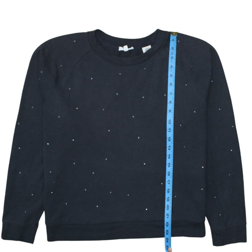 Levi's Men's Black XL Rhinestone Pullover Sweatshirt