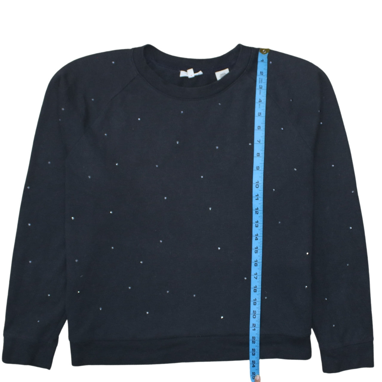 Levi's Men's Black XL Rhinestone Pullover Sweatshirt