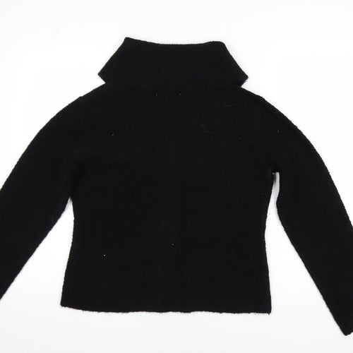 Marks and Spencer Women’s Black Collared Button Cardigan Size S