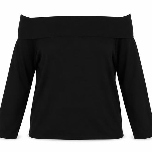 Marks and Spencer Women’s Black Off Shoulder Knit Jumper Size 22