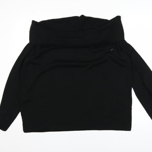 Marks and Spencer Women’s Black Off Shoulder Knit Jumper Size 22