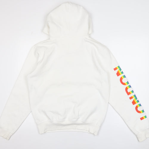 Hard Rock Men’s White Pullover Hoodie Medium London Pride Logo