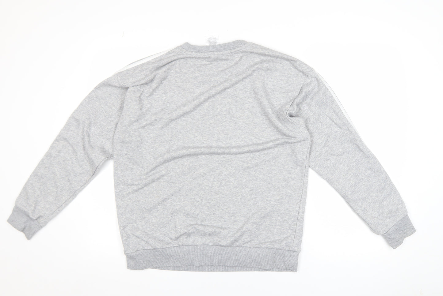 Adidas Womens Grey XS Pullover Sweatshirt Crew Neck Long Sleeve
