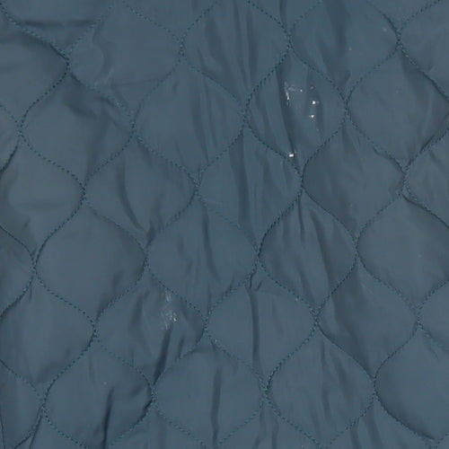 Monsoon Women’s Blue Quilted Mid-Length Jacket Size 18
