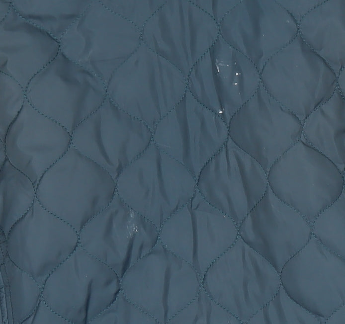 Monsoon Women’s Blue Quilted Mid-Length Jacket Size 18