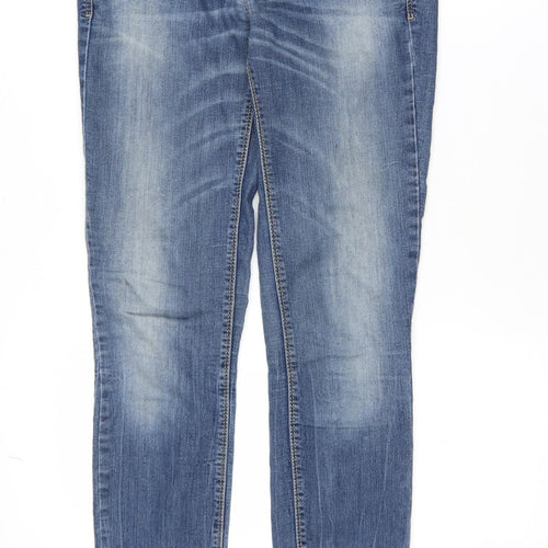 Benetton Womens Blue Skinny Denim Jeans Size 28 Slim Fit