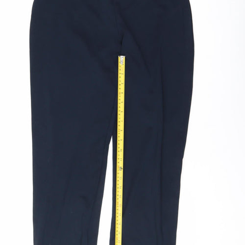 Marks and Spencer Women Black Size 10 Regular Stretch Leggings