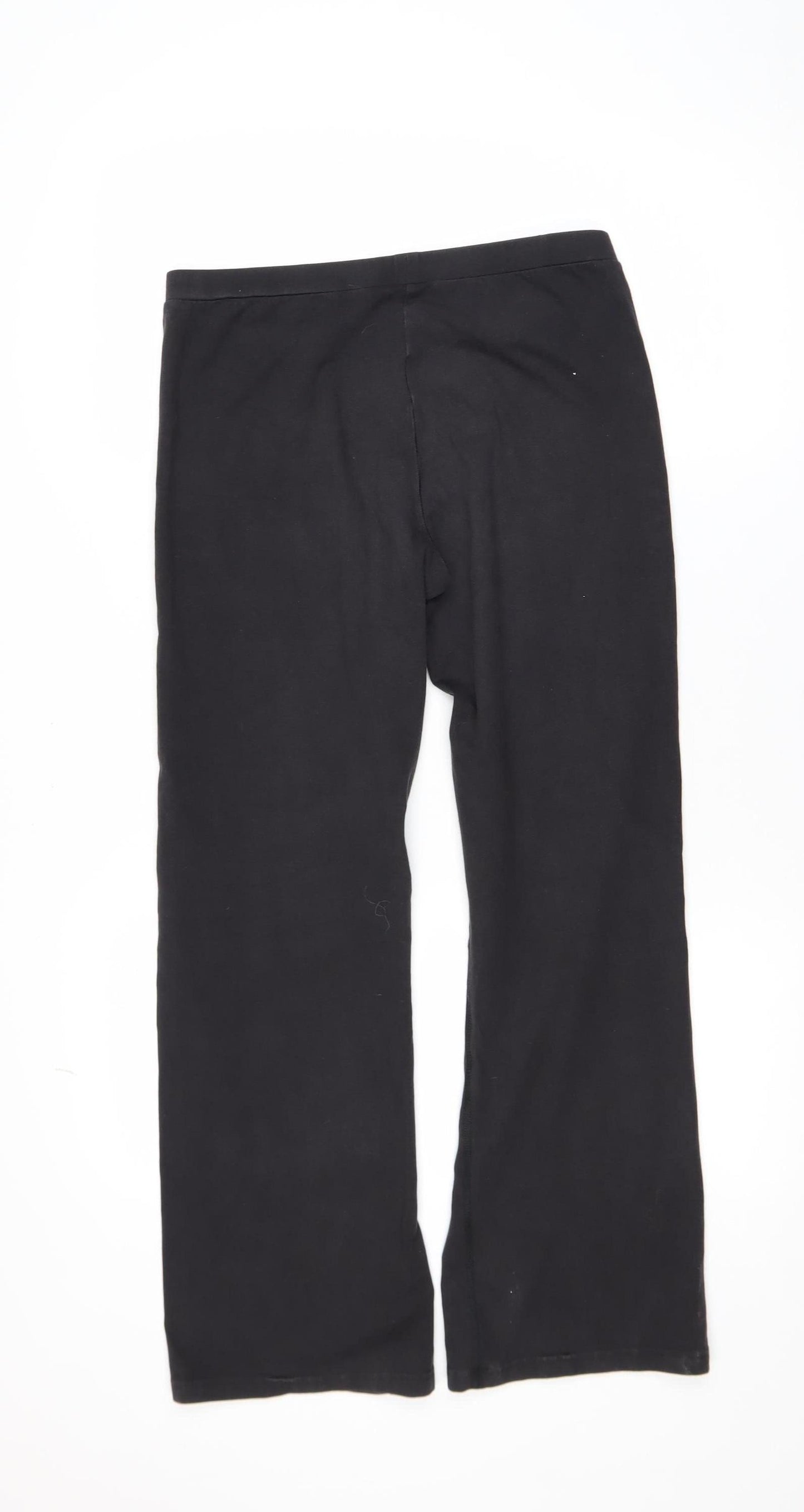 Reebok Women’s Black Stretch Cotton Leggings Size L