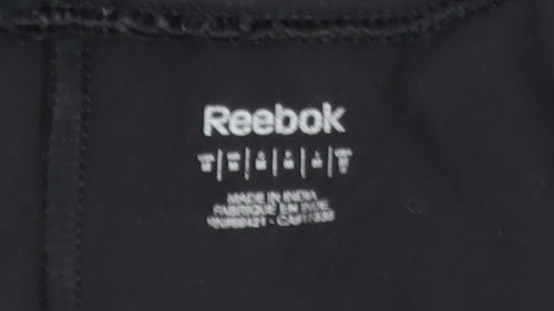 Reebok Women’s Black Stretch Cotton Leggings Size L