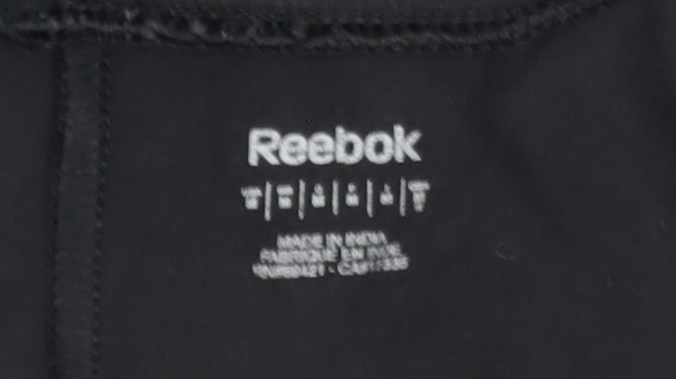 Reebok Women’s Black Stretch Cotton Leggings Size L