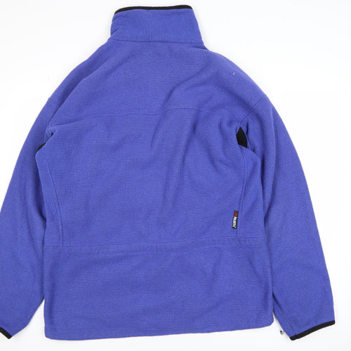 Berghaus Men Blue Full Zip Fleece Sweatshirt Size L Outdoor