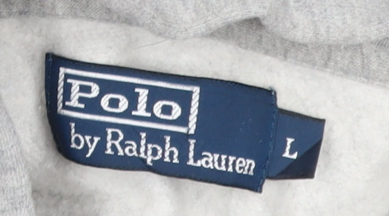 Polo Ralph Lauren Men's Grey Full Zip Hooded Track Jacket L