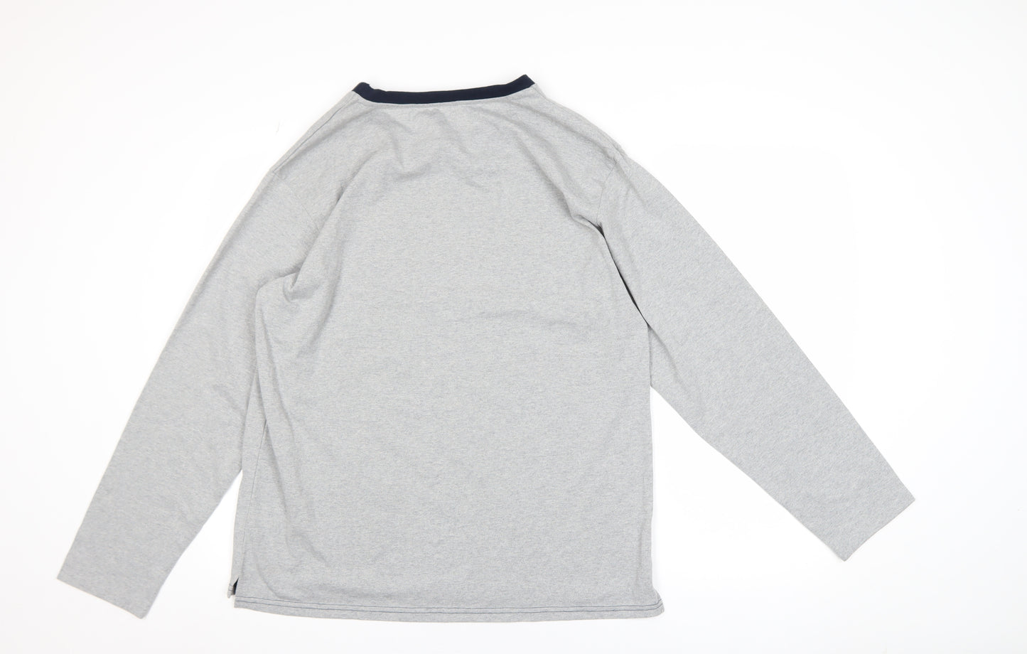 The White Company Men’s Grey Long Sleeve Crew Neck Top Size M
