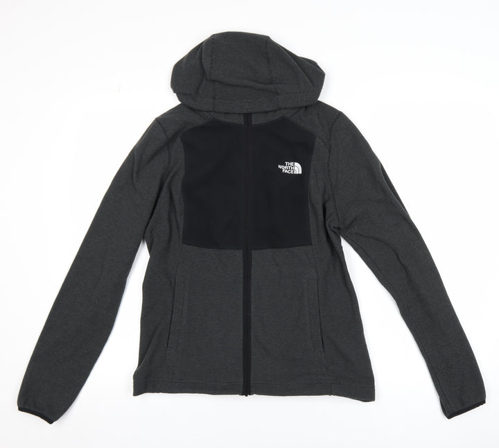 The North Face Women's Grey Hooded Full Zip Active Jacket Size M