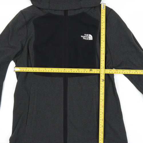 The North Face Women's Grey Hooded Full Zip Active Jacket Size M