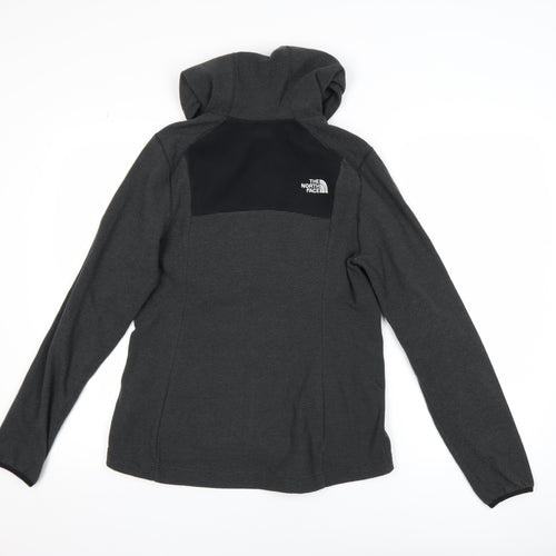 The North Face Women's Grey Hooded Full Zip Active Jacket Size M
