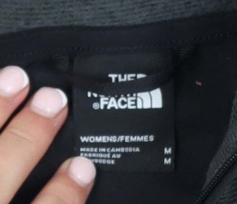 The North Face Women's Grey Hooded Full Zip Active Jacket Size M
