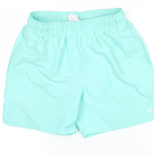 Nike Men's Aqua Blue Small Athletic Shorts Quick Dry Breathable
