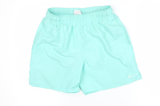 Nike Men's Aqua Blue Small Athletic Shorts Quick Dry Breathable