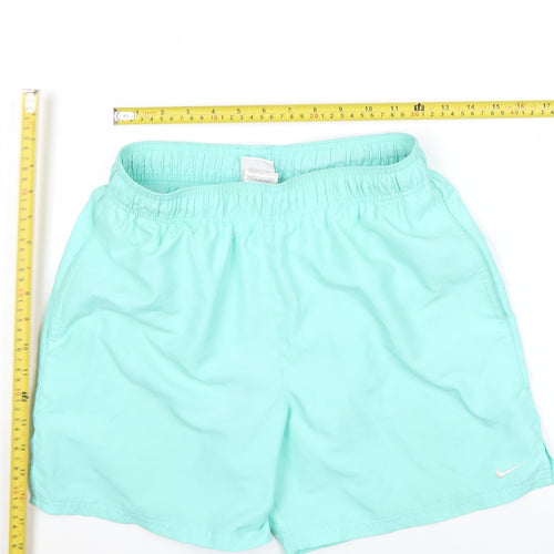 Nike Men's Aqua Blue Small Athletic Shorts Quick Dry Breathable