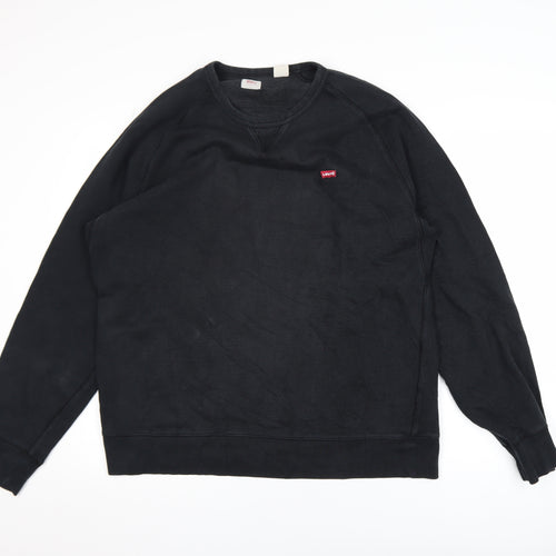 Levi's Men's Black Pullover Crew Neck Sweatshirt Size L