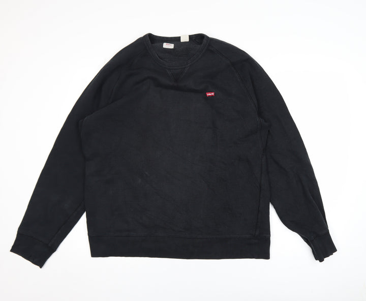 Levi's Men's Black Pullover Crew Neck Sweatshirt Size L