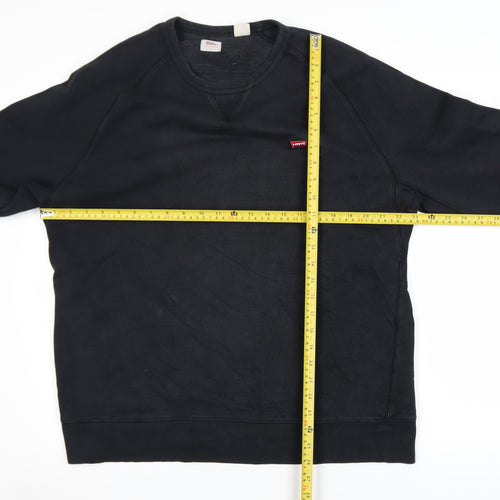 Levi's Men's Black Pullover Crew Neck Sweatshirt Size L