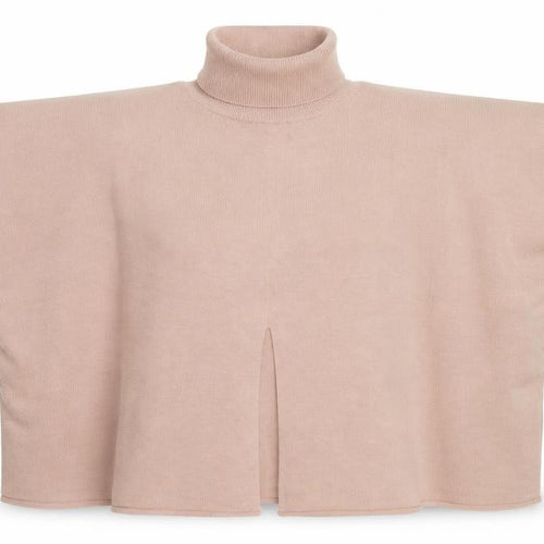 F&F Women’s Beige Roll Neck Cape Style One Size Jumper