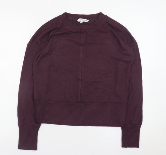 Next Petite Women's Purple XS Crew Neck Long Sleeve Jumper