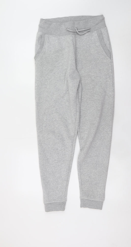 USA PRO Men's Grey Jogger Trousers S Regular Fit Casual