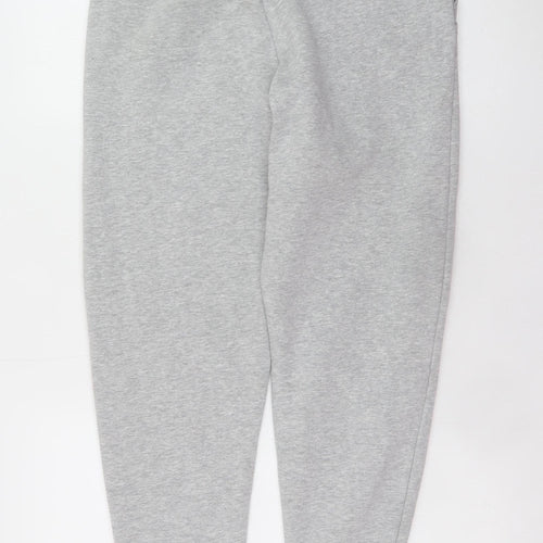 USA PRO Men's Grey Jogger Trousers S Regular Fit Casual