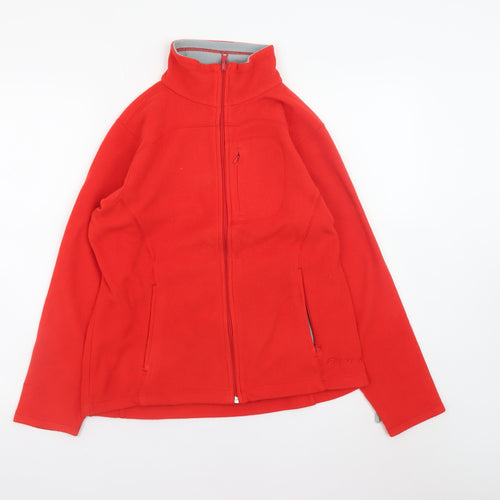 Sprayway Women's Red Fleece Full Zip Jacket UK 10 Small