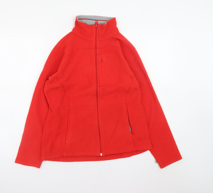 Sprayway Women's Red Fleece Full Zip Jacket UK 10 Small