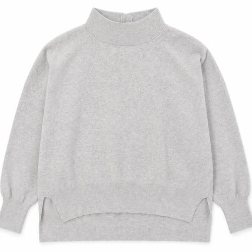 French Connection Men's Grey High Neck Knitted Pullover Jumper Size S