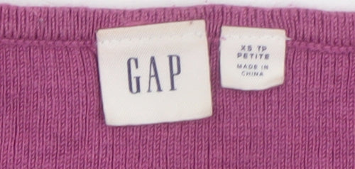 GAP Women’s Purple Flared Sleeve Knit Jumper XS Petite