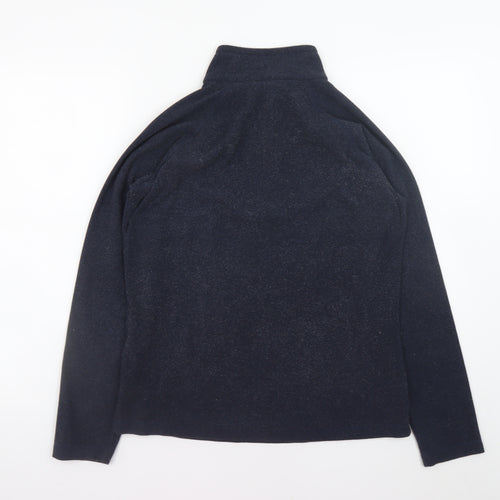 Regatta Unisex Blue Fleece 1/4 Zip Pullover Sweatshirt S