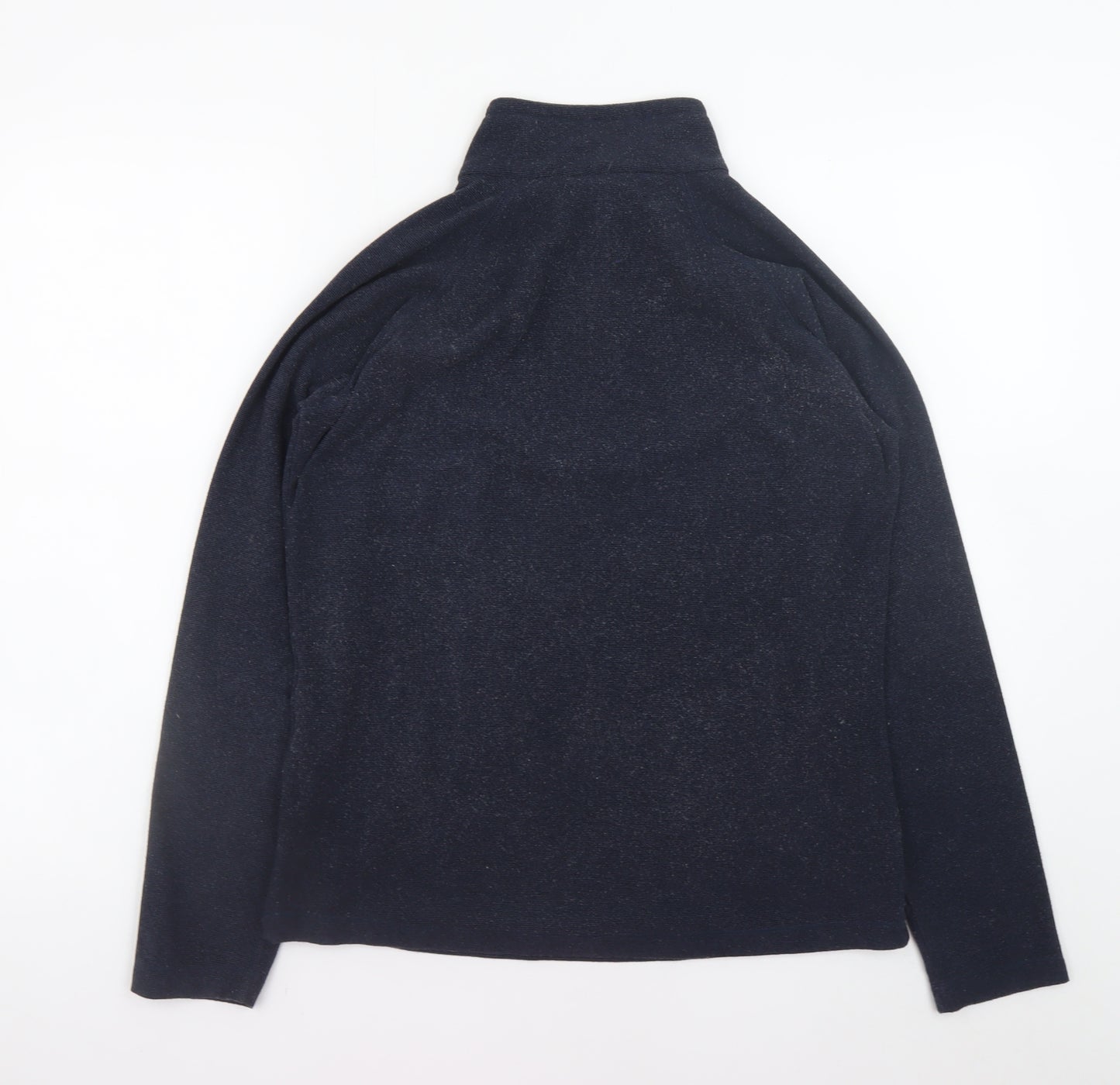 Regatta Unisex Blue Fleece 1/4 Zip Pullover Sweatshirt S